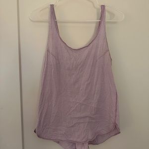 Lululemon Athletica Flowy Purple workout Top